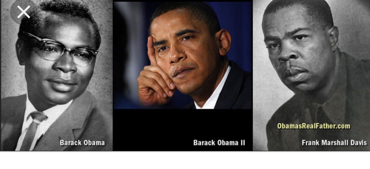 Both Barack Obamas, Frank Marshal Davis