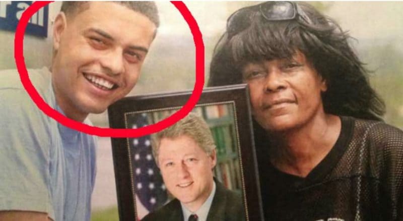 Danny Williams Photo of Bill Clinton, and his Mom