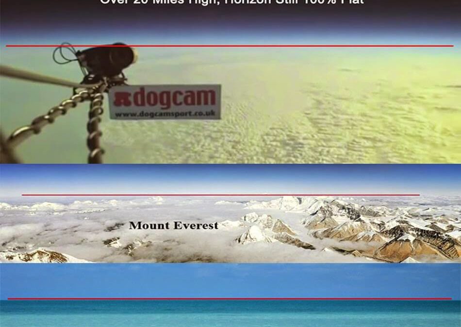 Dogcam flys 110 thousand feet high, View, Flat Earth Horizon, No Curve, FEVids